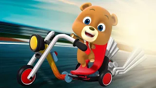 Loco Nuts | велосипед Алекса | Дошкольные видео | анимационные ролики | мультфильмы