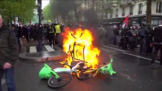 French Protesters Unleash Anger at President Emmanuel Macron