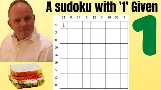 A sudoku with only '1' given!