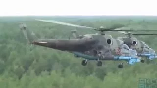 Ka-52 & Mi-24 shooting in target