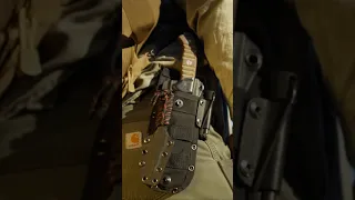 😱 Amazing! MSK-1 Survival Knife Sheath is Crazy Adaptable #shorts #survival #knife #shortsvideo