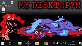 .EXE GAME DID HORRIBLE THINGS ON MY DESKTOP - BLOODLINELUNA.EXE (Scary My Little Pony Horror Game)