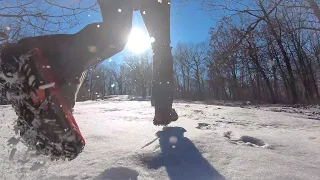 Winter Trail Running with MICROspikes
