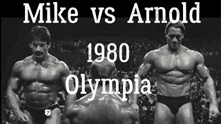 Arnold Schwarzenegger vs Mike Mentzer - (1980 Mr.Olympia)