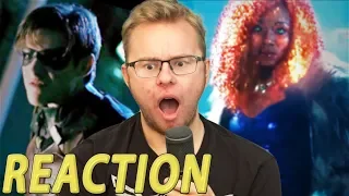 TITANS Comic Con Trailer REACTION