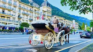 Peaceful evening walk in Swiss Town INTERLAKEN 🇨🇭Switzerland