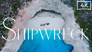 Navagio Beach Or Shipwreck Beach In Greece In 4k | Blue Moon Universe |