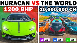 Forza Horizon 4 | 1200 HP Lamborghini Huracán VS The World | The Craziest Lamborghini Ever?
