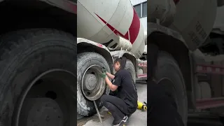 Truck Tire Repair Outdoor Rescue!