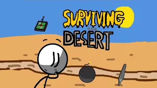 Surviving The Desert 100% all endings, fails, and Achievements (Fangame)