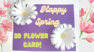 How To Make A 3D Flower Card | Mother's Day Craft | First Miami Kids