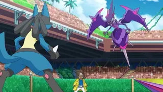 Lucario vs Naganadel English Dub  Ash vs Kukui Full Battle  Pokemon Sun  Moon HD 1080p