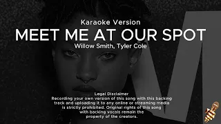 Willow, The Anxiety, Tyler Cole - Meet Me At Our Spot (Karaoke Version)
