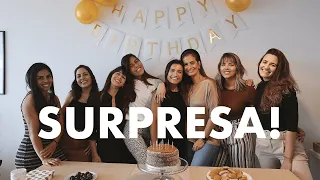 FIZEMOS UMA FESTA DE ANIVERSÁRIO SURPRESA PARA A RACHEL 🎈 | Vanessa Lino