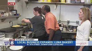 Kenny checks out what's cooking at Luna Bakery & Cafe