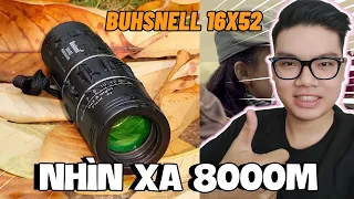 Trải Nghiệm Ống Nhòm Đơn Bushnell 16x52 Với Khả Năng Quan Sát 8000m