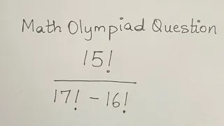 Spain Math Olympiad Question | A Nice Factorial problem