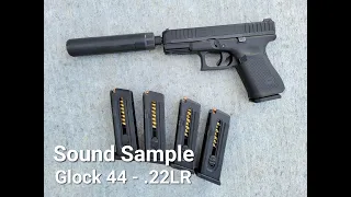 Sound Sample - Glock 44 .22LR with Dead Air Mask Suppressor