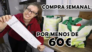 🛒COMPRA SEMANAL MERCADONA POR MENOS DE 60€ |CON IDEAS DE COMIDAS Y CENAS 🍱