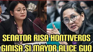 SENATOR RISA HONTIVEROSGINISA SI MAYOR ALICE GUO