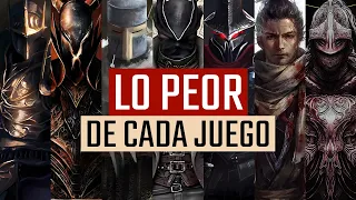 Lo PEOR de CADA JUEGO de Fromsoftware