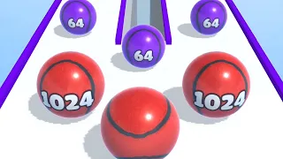 Ball Merge 2048 - All Levels Ball Gameplay Android, iOS ( Level 572 - 573 )