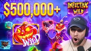 WINNING OVER $500,000 with MASSIVE BONUSES on the *NEW* INFECTIVE WILD (Highlights)