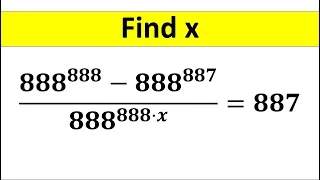 A Nice Exponent Math Simplification || Find the Value of X || How to Solve @TheMathScholar23