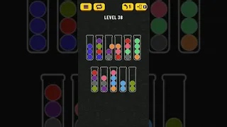 Ball sort Puzzle Level 38