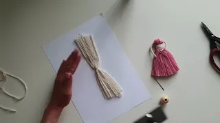 Macrame doll tutorial.