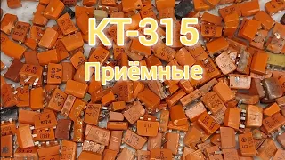 Аффинаж золота из транзисторов КТ-315 до 1983 года.