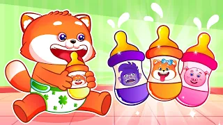 Bottle Milk Song 🍼 + More Funny Kids Songs And Nursery Rhymes | Video for Kids by Lucky Zee Zee