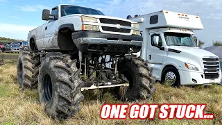 Took the Mud Truck Out To an INSANE Mud Hole!! Freedom Force 1 Gets Stuck Immediately...