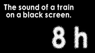 The sound of a train on a black screen. Звук поезда чёрный экран 10 часов (с пасхалкой)