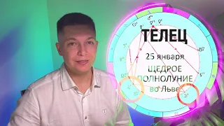 Телец январь 2024 - Душевный гороскоп Павел Чудинов