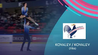 Kovalev/Kovalev (FRA) | Pairs FS | Internationaux de France 2021  | #GPFigure