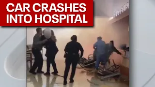 Car crashes into Texas emergency room, driver dies