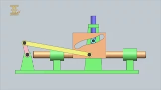 Slider-Crank Lever-Cam Mechanism