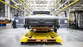 2022 Ford F-150 Lightning Production in the United States