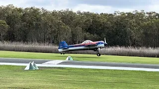 A completely normal Yak-110 landing.