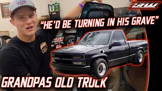 He Turned His Grandpas OBS Chevy Into A Turbo LS 4x4 Monster!