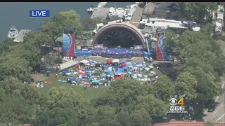 Fourth Of July Festivities Underway On Boston Esplanade