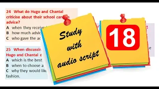 IELTS LISTENING STUDY WITH AUDIO SCRIPT Q21-26 MULTIPLE CHOICE - 18