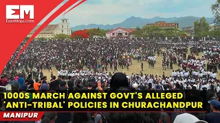 Manipur: Thousands participate in Tribal Solidarity March in hills