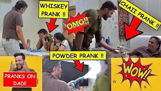 Funniest *PRANKS* on my DAD for 24 hours !! *FUKRA INSAAN*