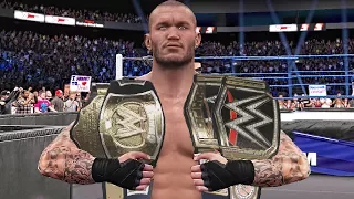 WWE 2K17 - All Of Randy Orton 13 WWE World Heavyweight Championship Wins In WWE!