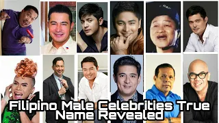 Filipino Male Celebrities True Name Revealed