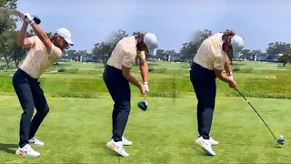 Tommy Fleetwood Golf Swing - DRIVER SEQUENCE | Full Speed + SLOW MOTION