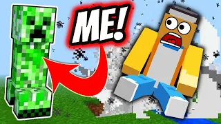 I Became A Creeper And BLEW UP Keyin! | Minecraft