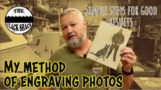 My method of engraving photos- Simple steps for good results